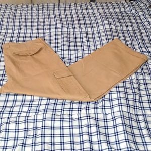 No Tags But Never Worn Old Navy Classic Tan Cargo Pants 38W 32L